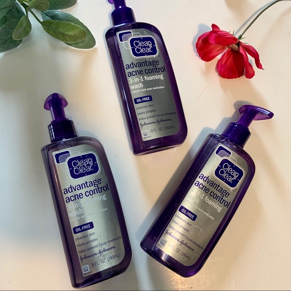 johnson and johnson acne face wash